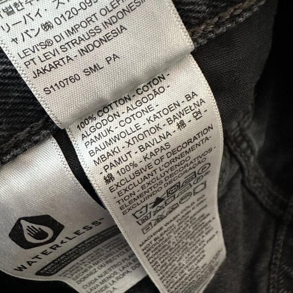 Levi's 94 Baggy Jeans Women's size 29 Black - Picture 4 of 8